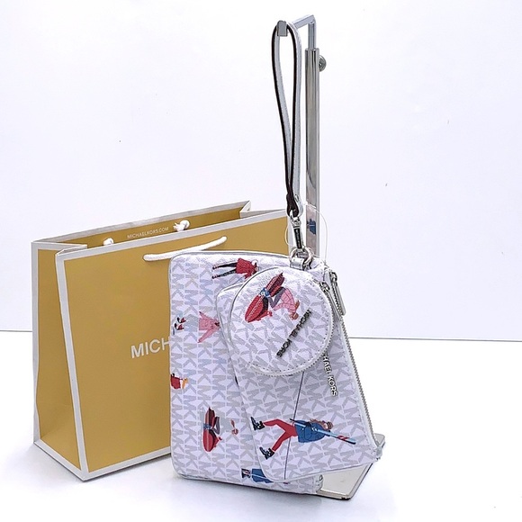 MICHAEL KORS JET SET GIRLS MULTIFUNCTIONAL WRISTLET TRIO BRIGHT WHITE MU… - Picture 2 of 13
